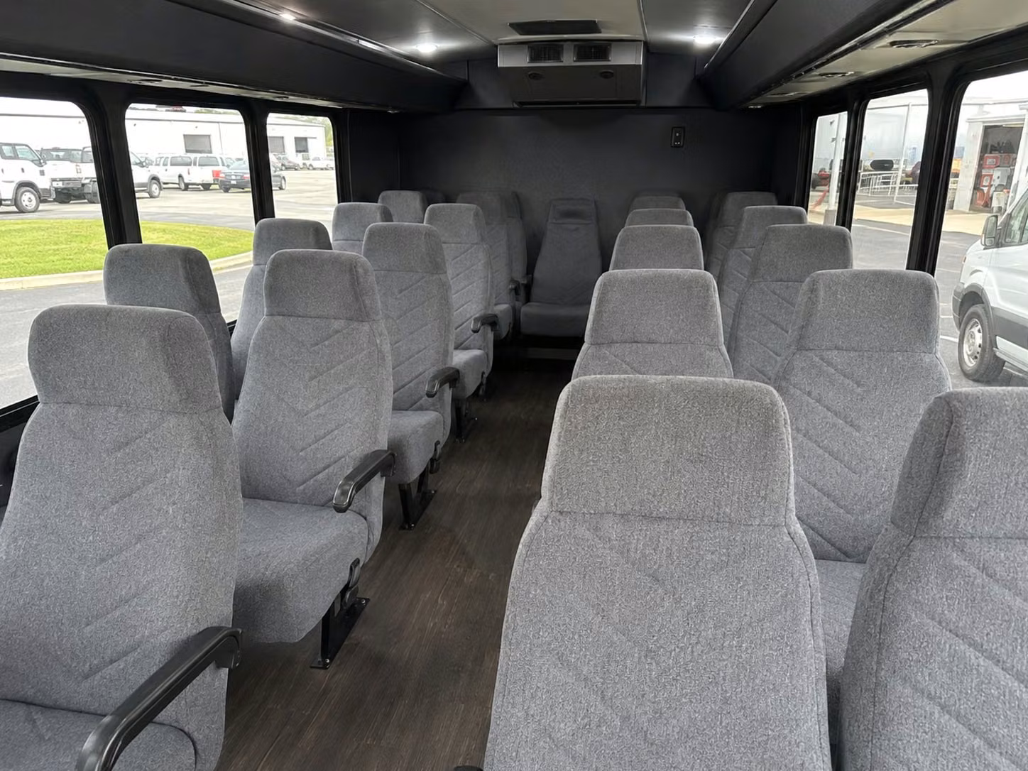 15 passenger minibus inside