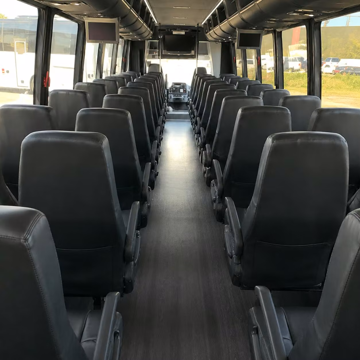 28 passenger minibus interior