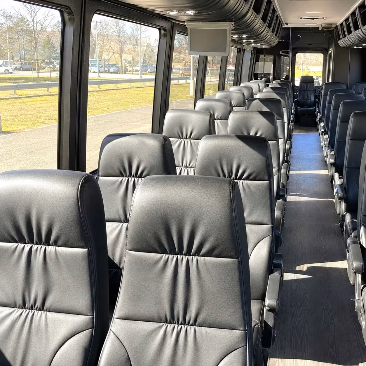 30 passenger minibus inside
