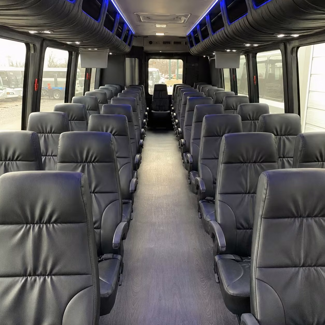 35 passenger minibus inside