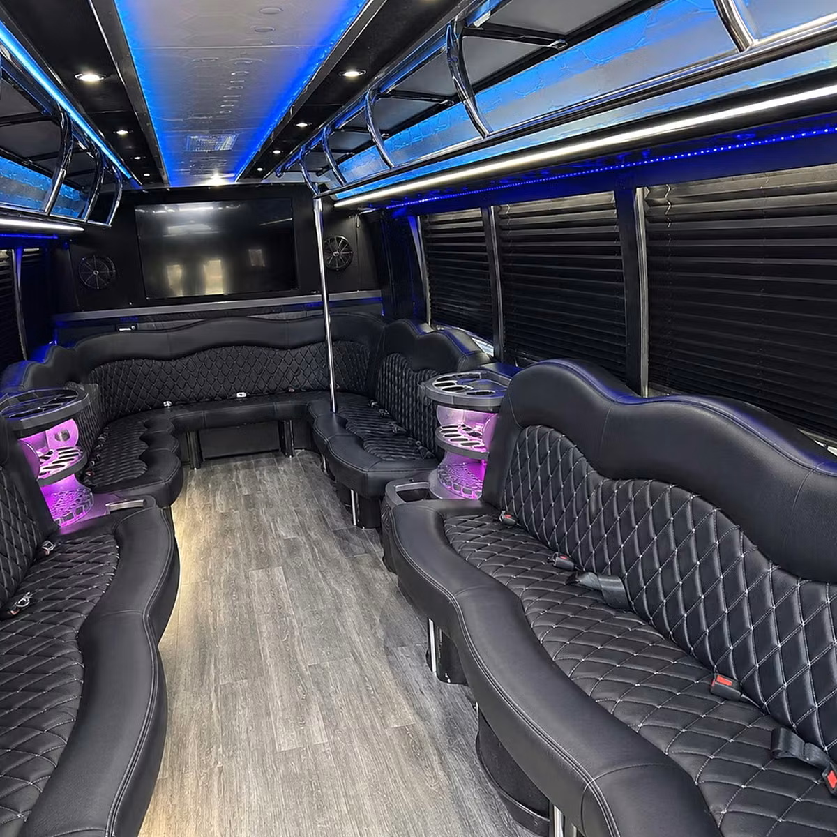 rent a wedding party bus for your los angeles bachelorette or bridal party
